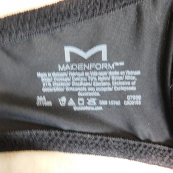 Maidenform One Fab Fit Underwire Tailored Demi T-Shirt Bra #07959 Black - Picture 6 of 8